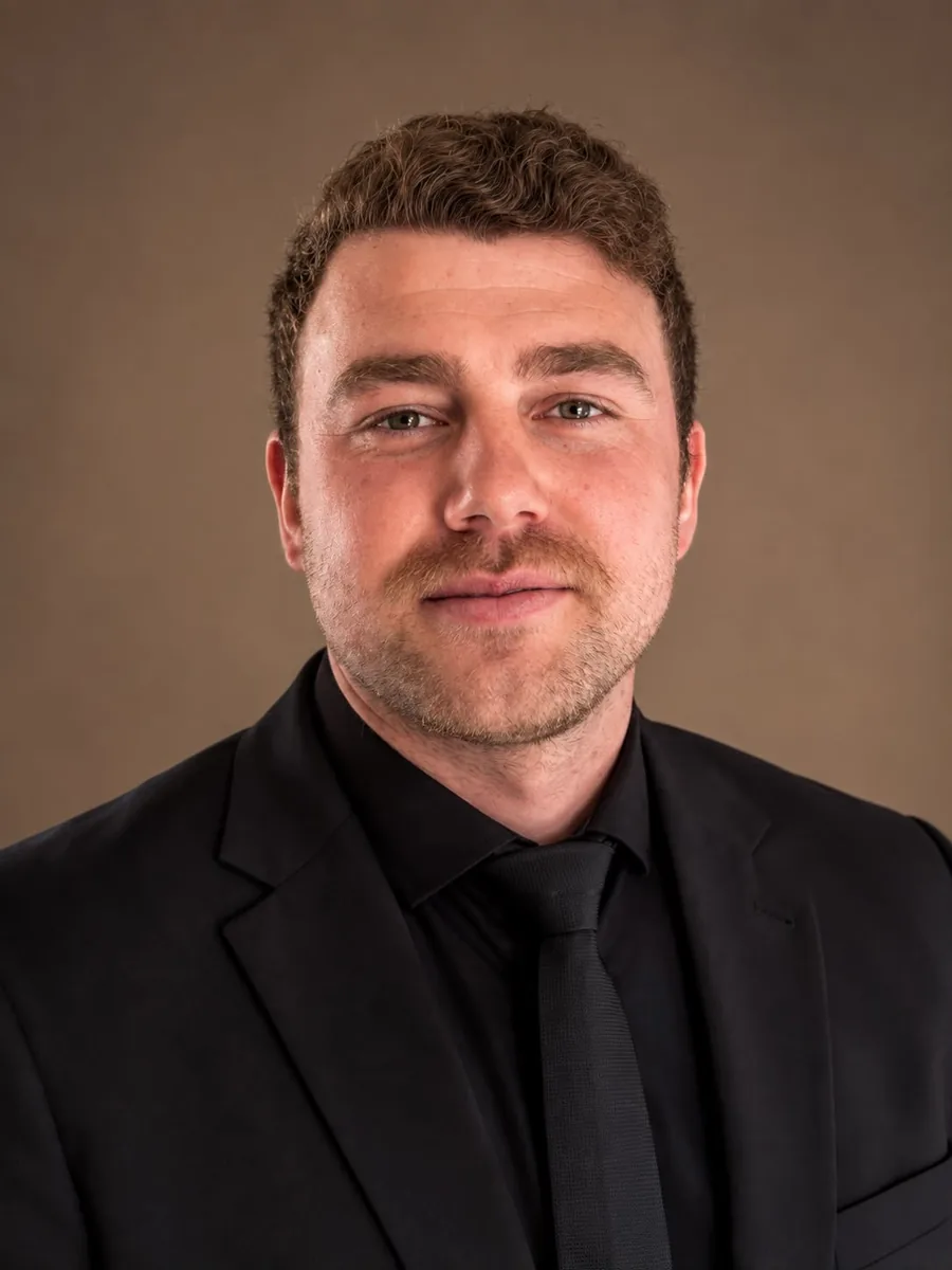 Waldo Bochnig, co-founder of Blackwood Demand, in a portrait photograph